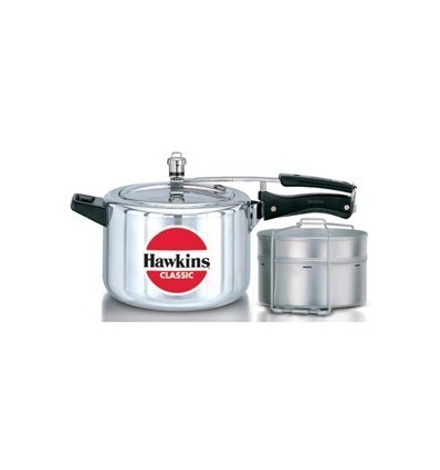 Hawkins Classic Pressure Cooker 5 Litre CL51 With Two Separators