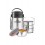 Milton Steel On Deluxe 4 Tier Insulated Tiffin, Metallic