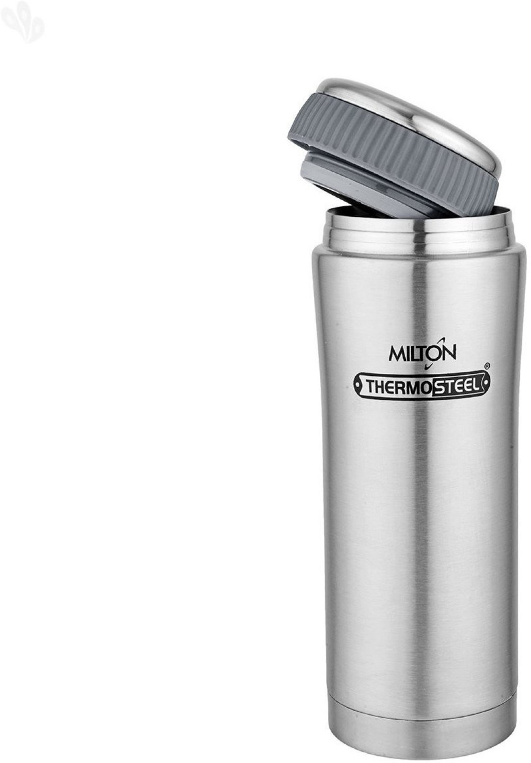 Milton Thermosteel Optima Flask, Steelplain,Silver