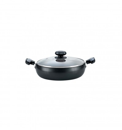 Prestige Hard Anodised Cookware Saute Pan, 240 mm, Black Stku code : 35040