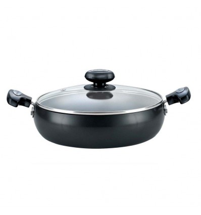 Prestige Hard Anodised Cookware Saute Pan, 200 mm, Black Sku Code : 35039