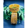 Golden Polki kada Stylish Traditional Ethnic Hand Crafted for Party/Function for Women and Girls Pack of 2