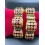 Kundan polki broad kada in maroon meena ethnic design for women for every occasion 