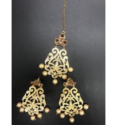 Dhabi kundan tikka earrings women for every occasion