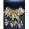 Kundan zercon fusion set for formal occasion Party/Function for Women and Girls
