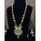 Kundan and Pearl Golden single layer Necklace for Women/Girls 