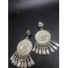 Silver peacock earrings for Women/Girls