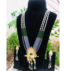 Multilayer Peacock necklaces for formal occasion 
