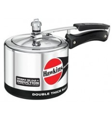 Hawkins Hevibase IH30 3-Litre Induction Pressure Cooker, Small, Silver