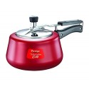 Prestige Nakshatra Cute Aluminium Pressure Cooker, 5 Litres, Red