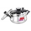 Prestige Clip On Stainless Steel Handi Pressure Cooker with Glass Lid, 5 Litres
