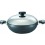 Prestige Hard Anodised Cookware Kadai, 240 mm , Black