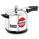 Hawkins Hevibase IH65 6.5-Litre Induction Pressure Cooker, Small, Silver