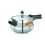 Prestige PRDAH3.3 Deluxe Plus 3.3-Liter New Flat Base Aluminum Pressure Handi for Gas and Induction Stove, Small, Silver