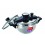 Prestige Clip On Stainless Steel Kadai Pressure Cooker with Glass Lid Accesso...