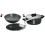 Hawkins Futura Hard Anodised Cookware, 4 Pieces Set (LS5)