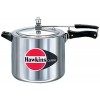Hawkins Classic CL10 10 L Aluminum Pressure Cooker, Medium, Silver